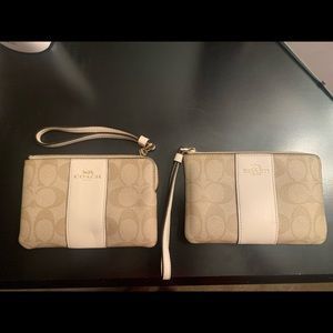 TWO Coach Wristlets